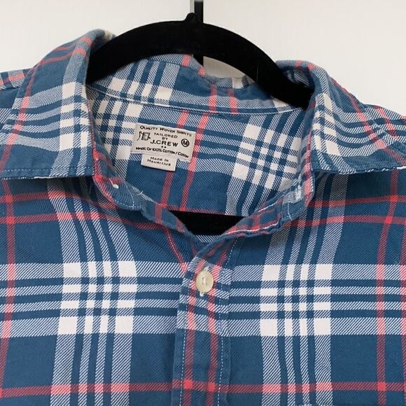 J.CREW Men’s Secret Wash Cotton Poplin Button Down - Picture 3 of 7